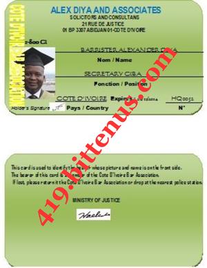 419Alex Identity Card
